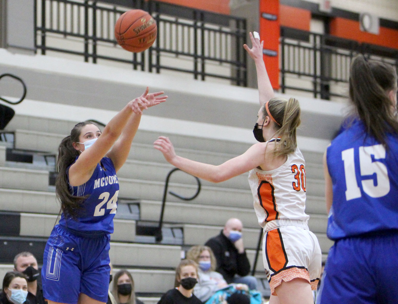 McDonell at Osseo-Fairchild girls basketball 1-11-21